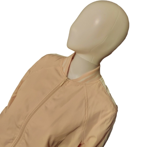 Betsey Johnson Performance Side Stripe Bomber Jacket - Picture 2 of 15